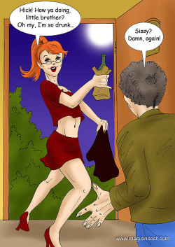 Sex adventure with drunk sis