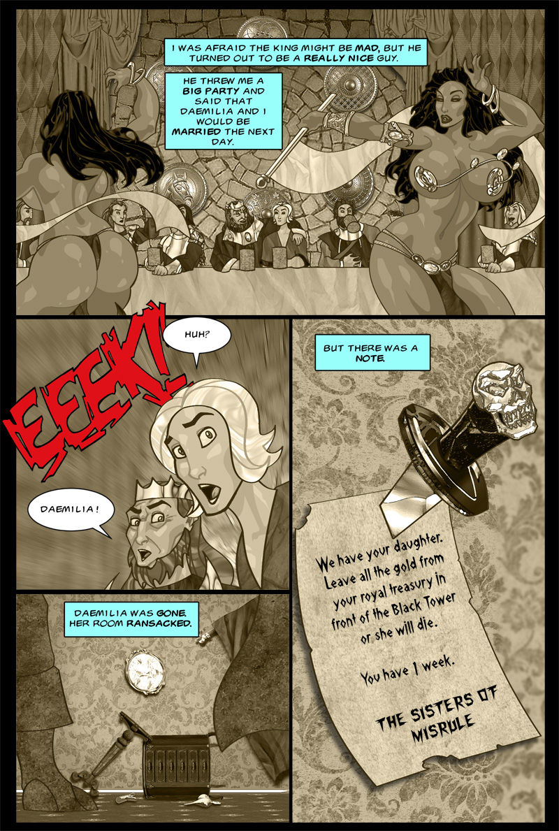 The Savage Sword of Sharona: 3 Throne of Games page 12 full