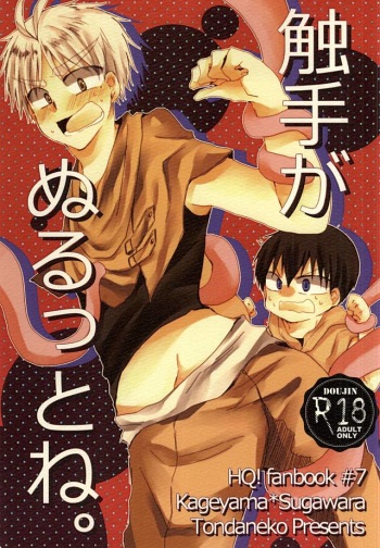 (RTS!!5) [Tondaneko (Rindou)] Shokushu ga Nurutto ne. (Haikyuu!!) cover