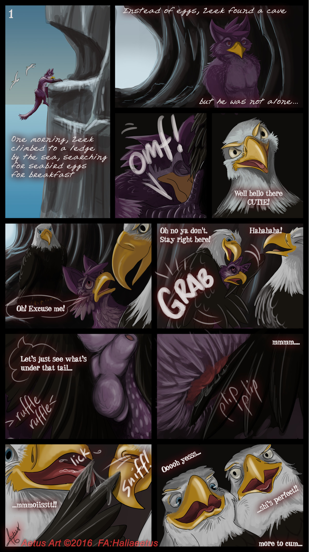 Zeek Finds an Eagle Eyrie page 1 full