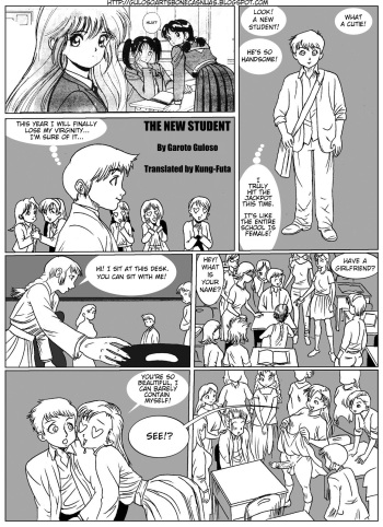 [Garoto Guloso] The New Student [English, Re-translated] {Kung-Futa} cover