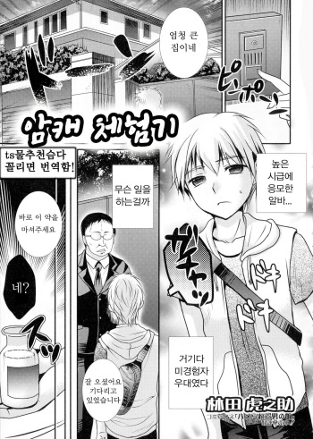 [Hayashida Toranosuke] Mesu Inu Taikenki | 암캐 체험기 (Nyotaika Happiness!) [Korean] cover