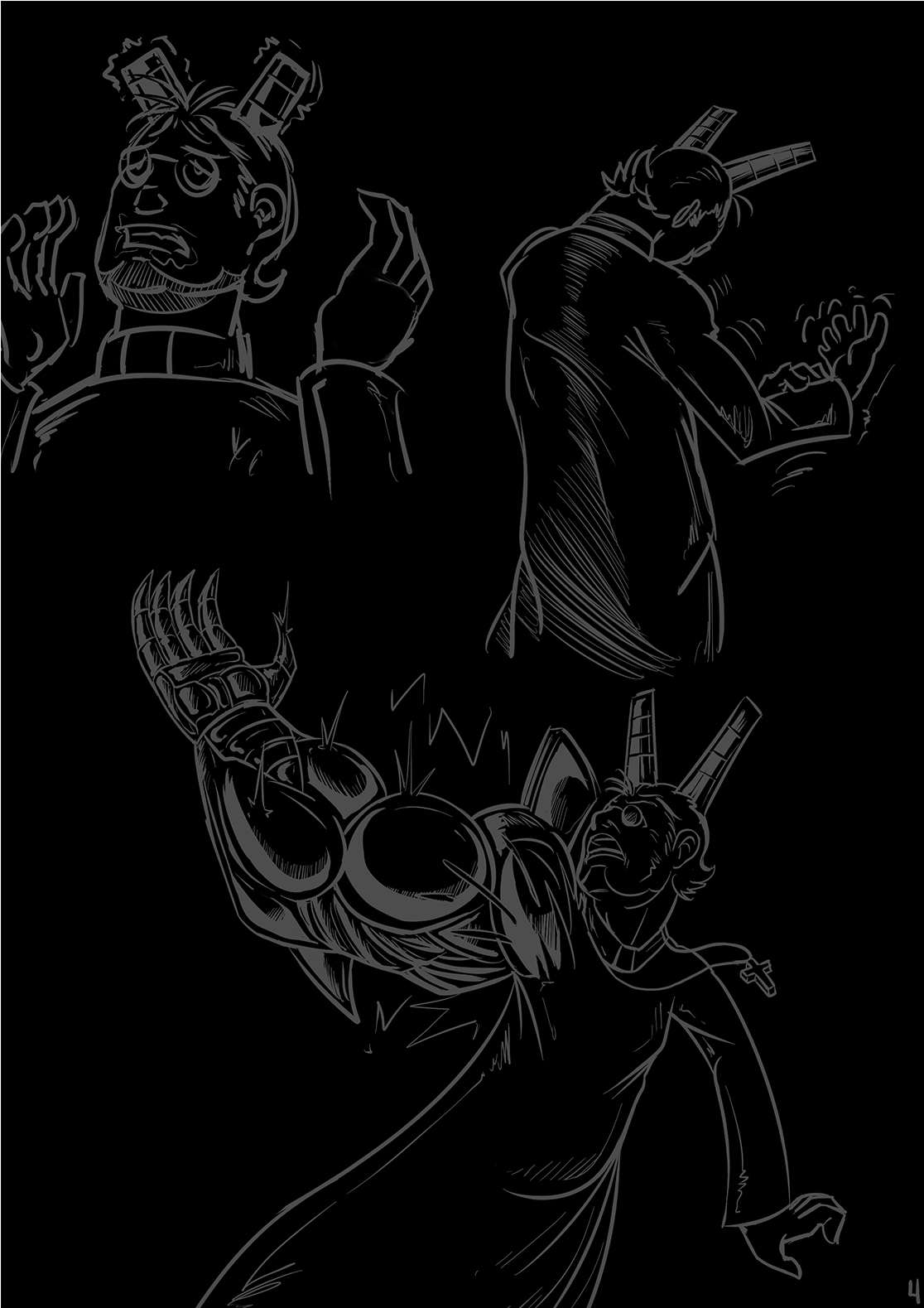 Sexy Robot Demons comic by Dragmon page 4 full