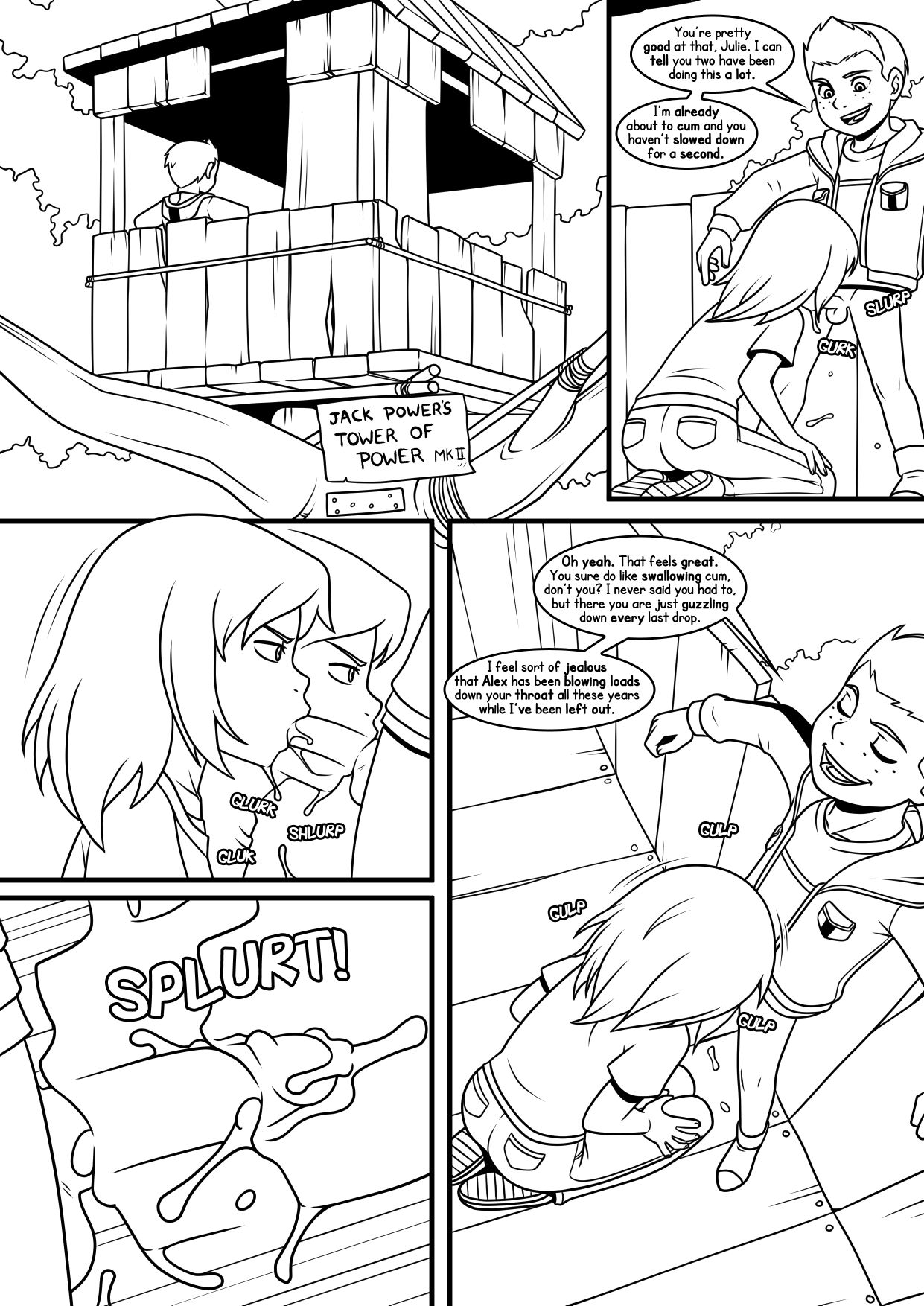 Butt Sextortion - Lines page 1 full