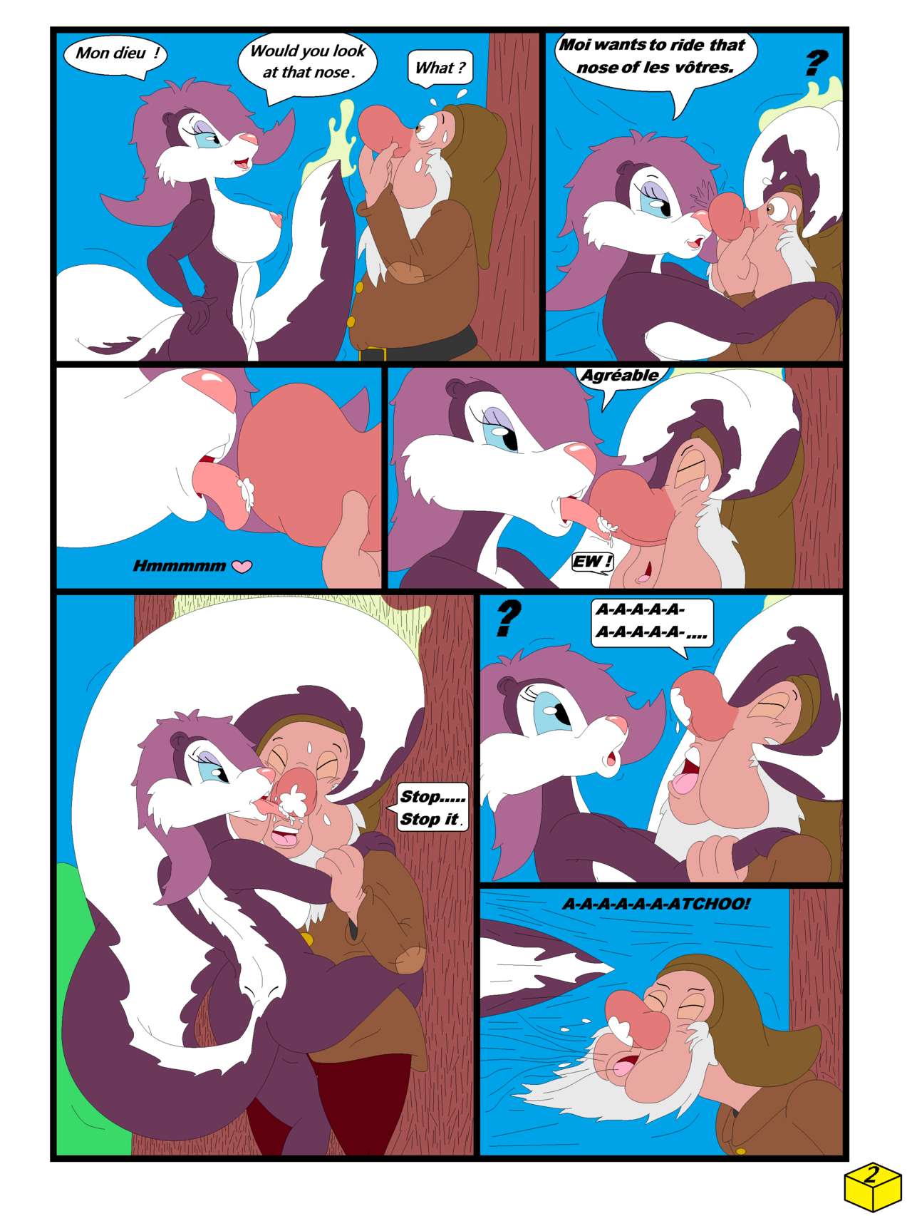 furry girls love sneezy # 1 page 3 full