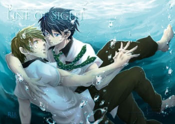 [Hakusenkou (Isoya Kashi)] Line of Sight (Free!) [Digital] cover
