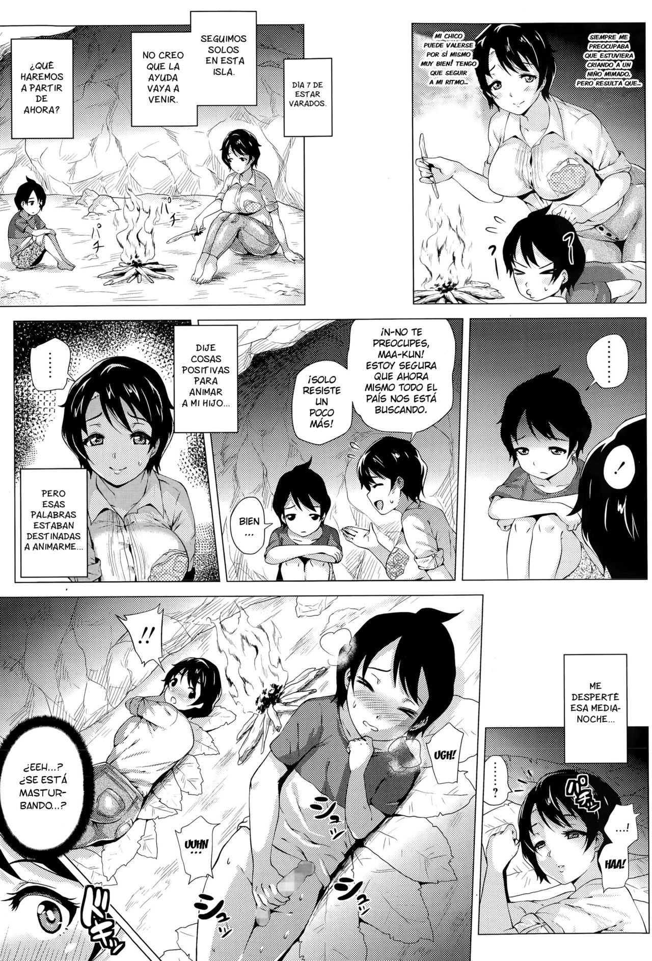 Mama to Boku to Mujintou | Mama, Yo & La Isla Desierta page 5 full