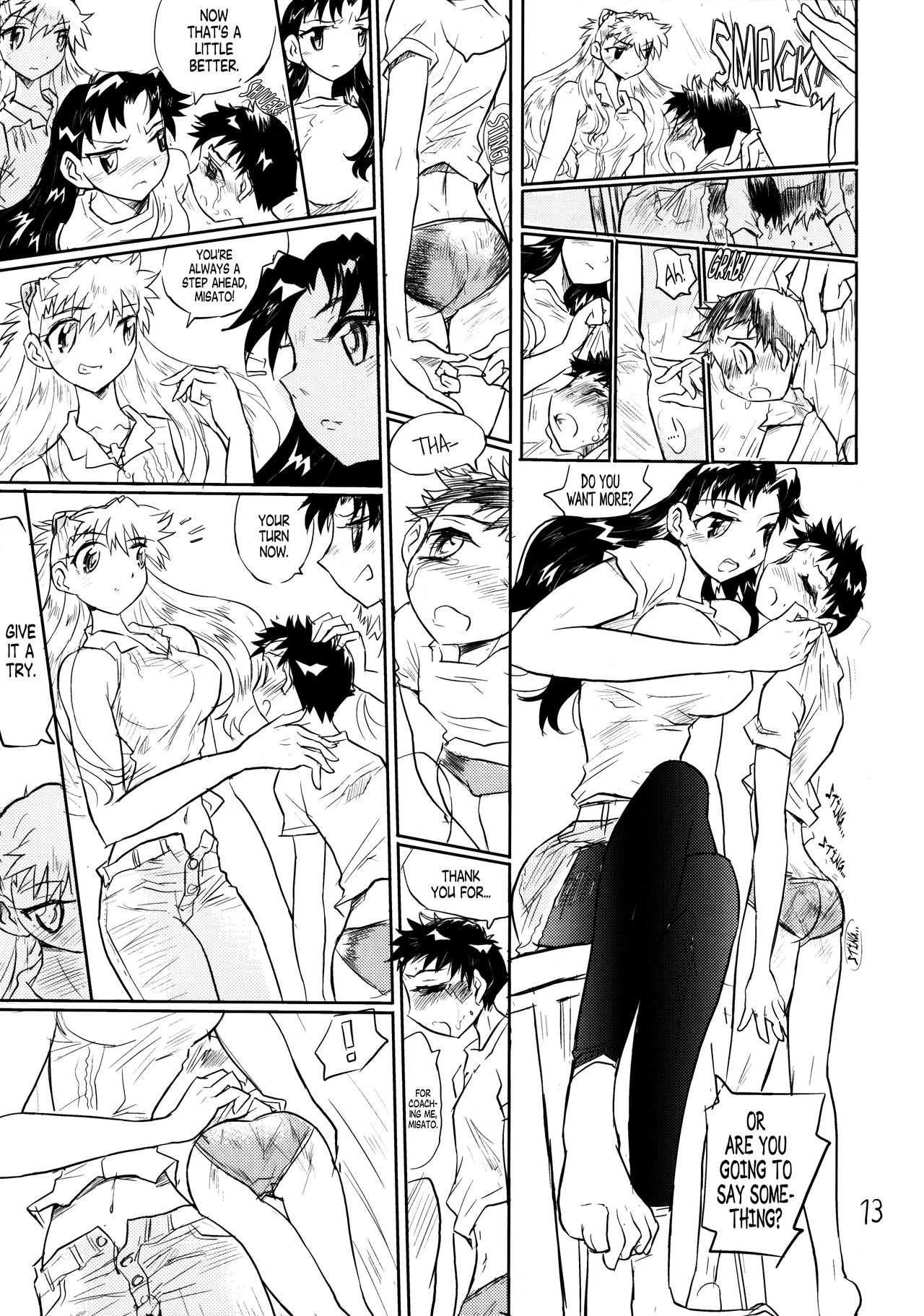 Otoko no Tatakai 13 - Picked Up and Held by Asuka! page 12 full