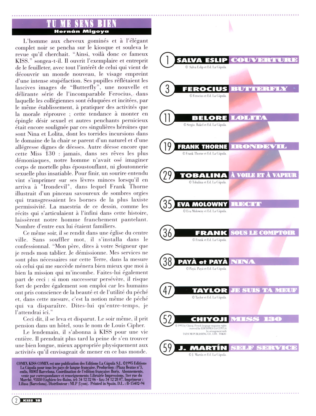 La Poudre Aux Reves  - Volume 18 page 2 full