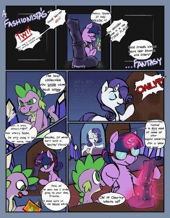 [TheBirdiebin] A Fashionista’s Phallic Fantasy (My Little Pony: Friendship is Magic) cover