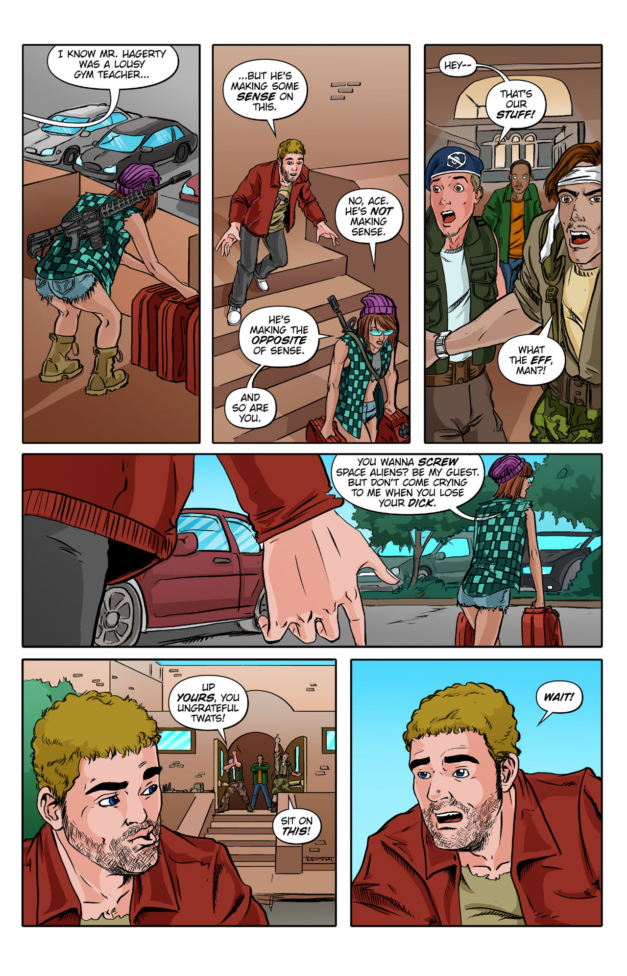 Lesbian Zombies From Outer Space #4 page 11 full