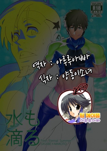 (HaruCC20) [Maraparte (Kojima Shoutarou)] Mizu mo Shitataru (Free!) [Korean] [Team Maple] cover