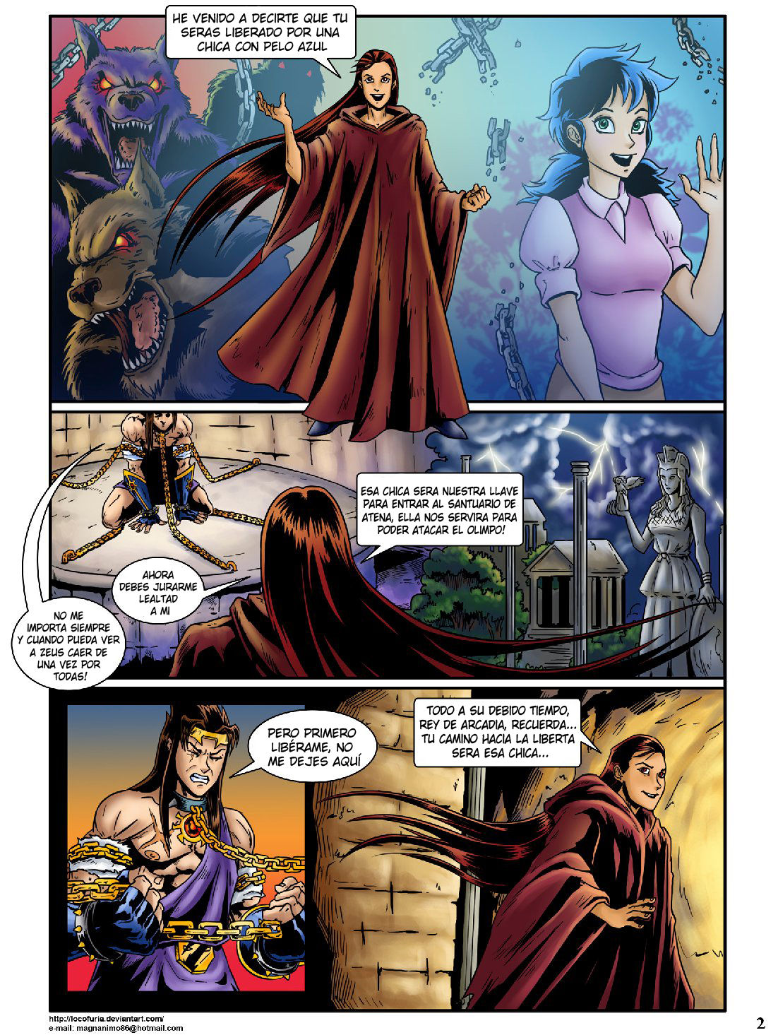 Lycaon, El Dios Lobo 2 page 3 full