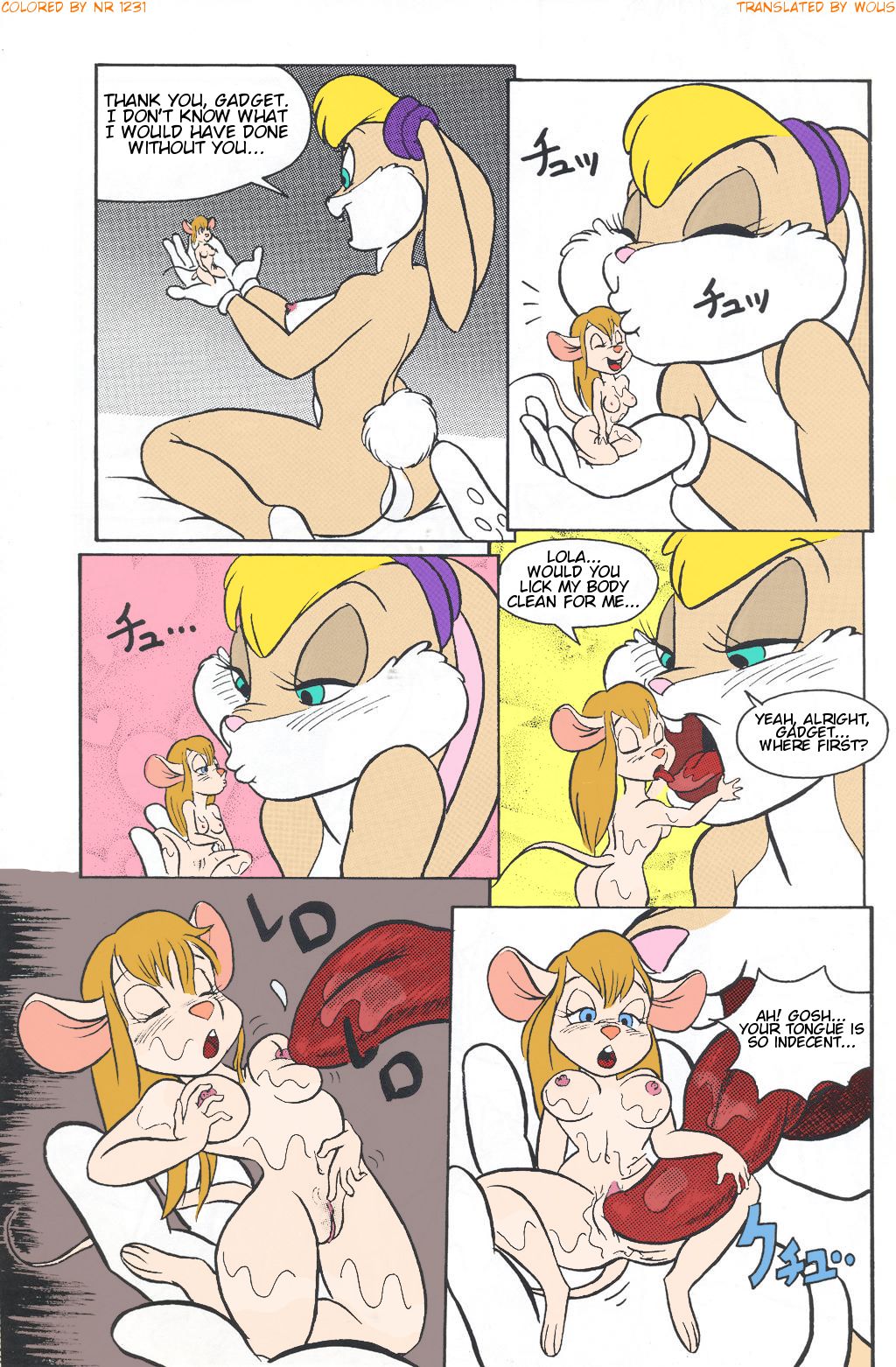 Gadget Hackwrench X Lola Bunny page 7 full