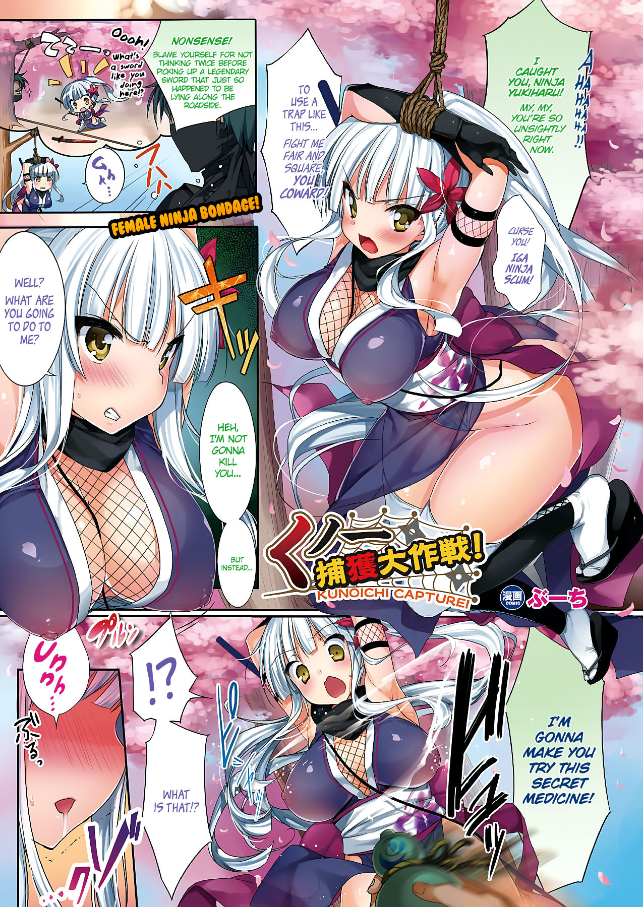 Kunoichi Keikaku Daisakusen! Kunoichi Capture! | Kunoichi Capture: The Master Plan to Capture the Female Ninja! page 1 full