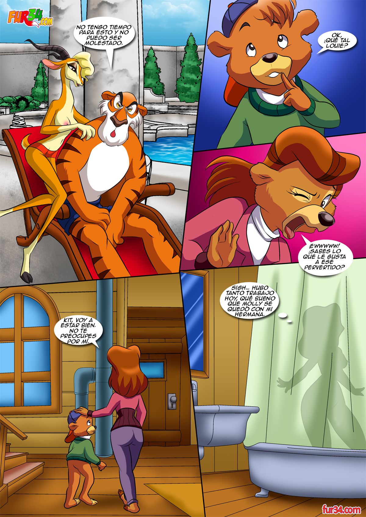 The Lady and the Cub | La Dama y el Cachorro page 7 full
