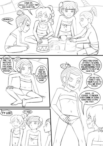[Incognitymous] Fire Nation Loli Beach Party - Sketches cover