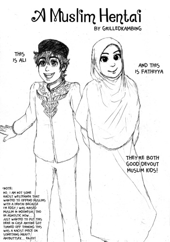 [Grilled Kambing] Kartun Islami: Sebuah hentai futanari pegging cover