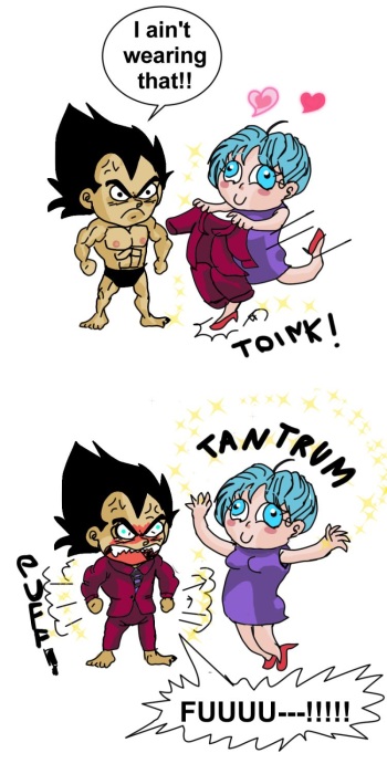 Bulma Licks Vegeta's Feet cover
