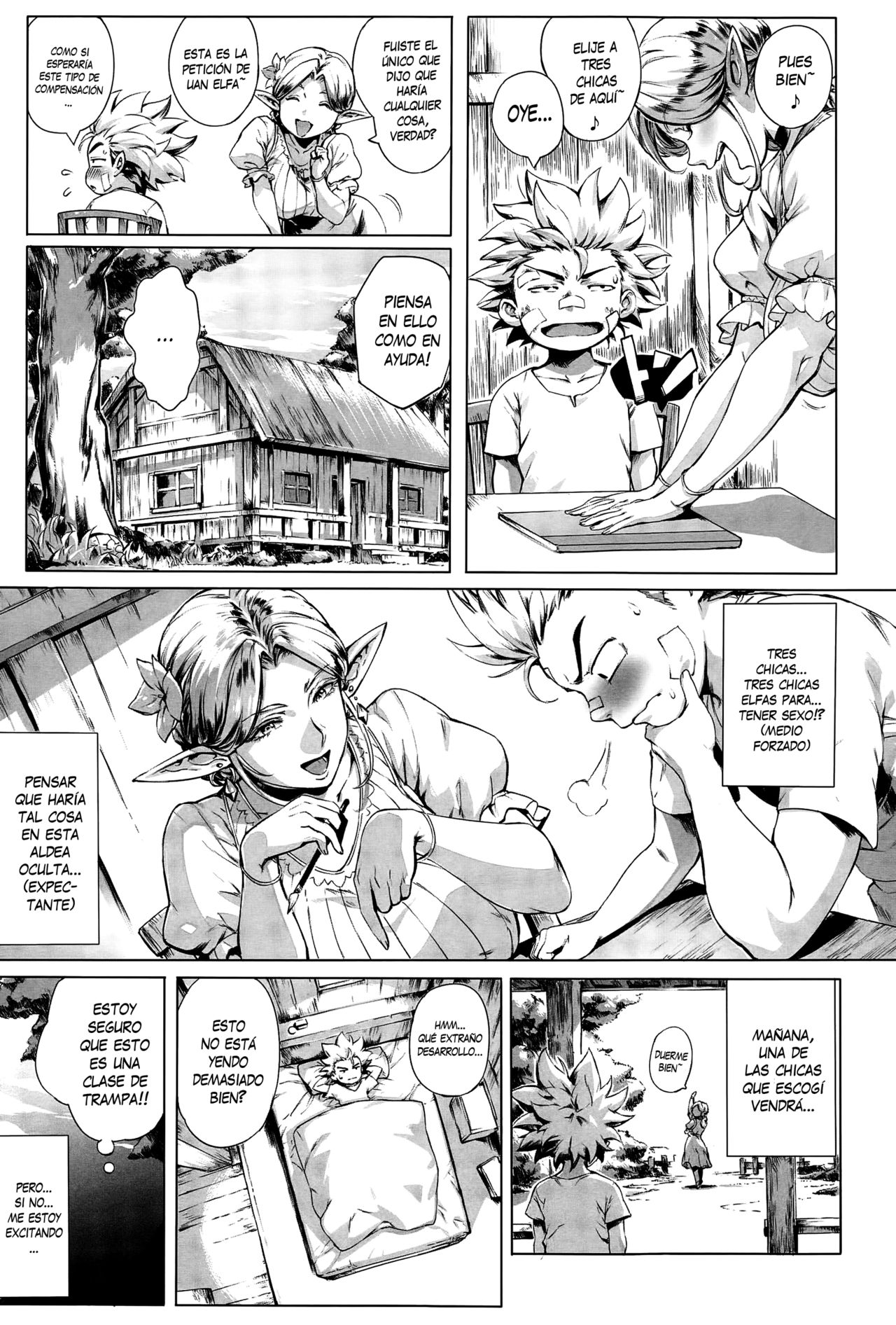 Koko ga Tanetsuke Frontier 1-2 | Esta es la Frontera del Apareamiento! 1-2 page 8 full