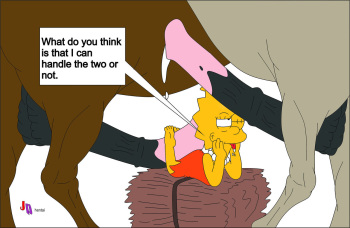 Horses Fucking Porn - the horses fucking Lisa Simpson - Comic Porn XXX