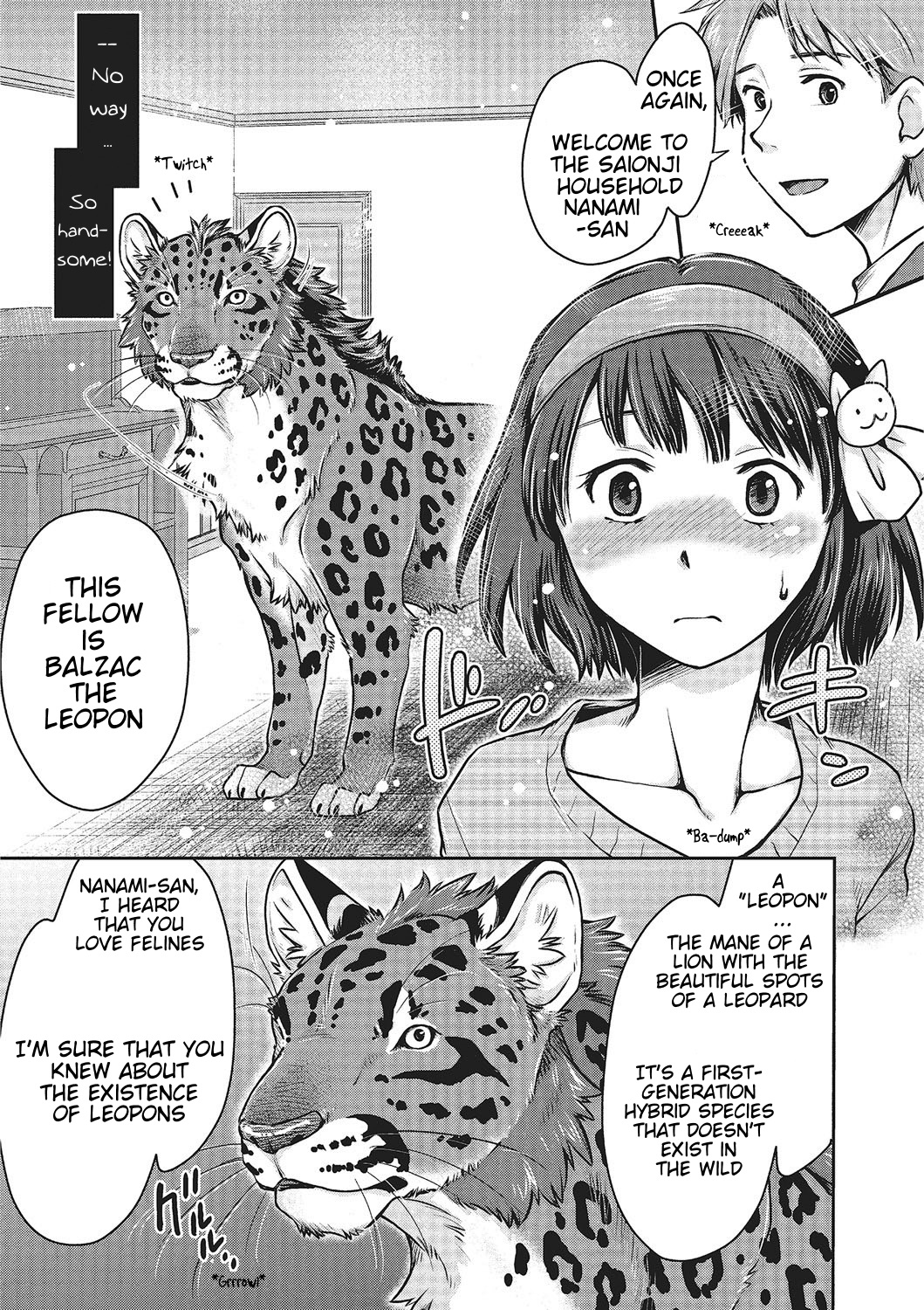 Love Love Ecchi o Big Cat to | Love Love Sex with Big Cats - Page 5 - Comic  Porn XXX