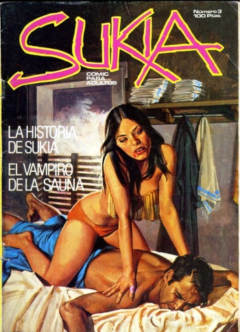Sukia 03 - La Vampira del sauna azul cover