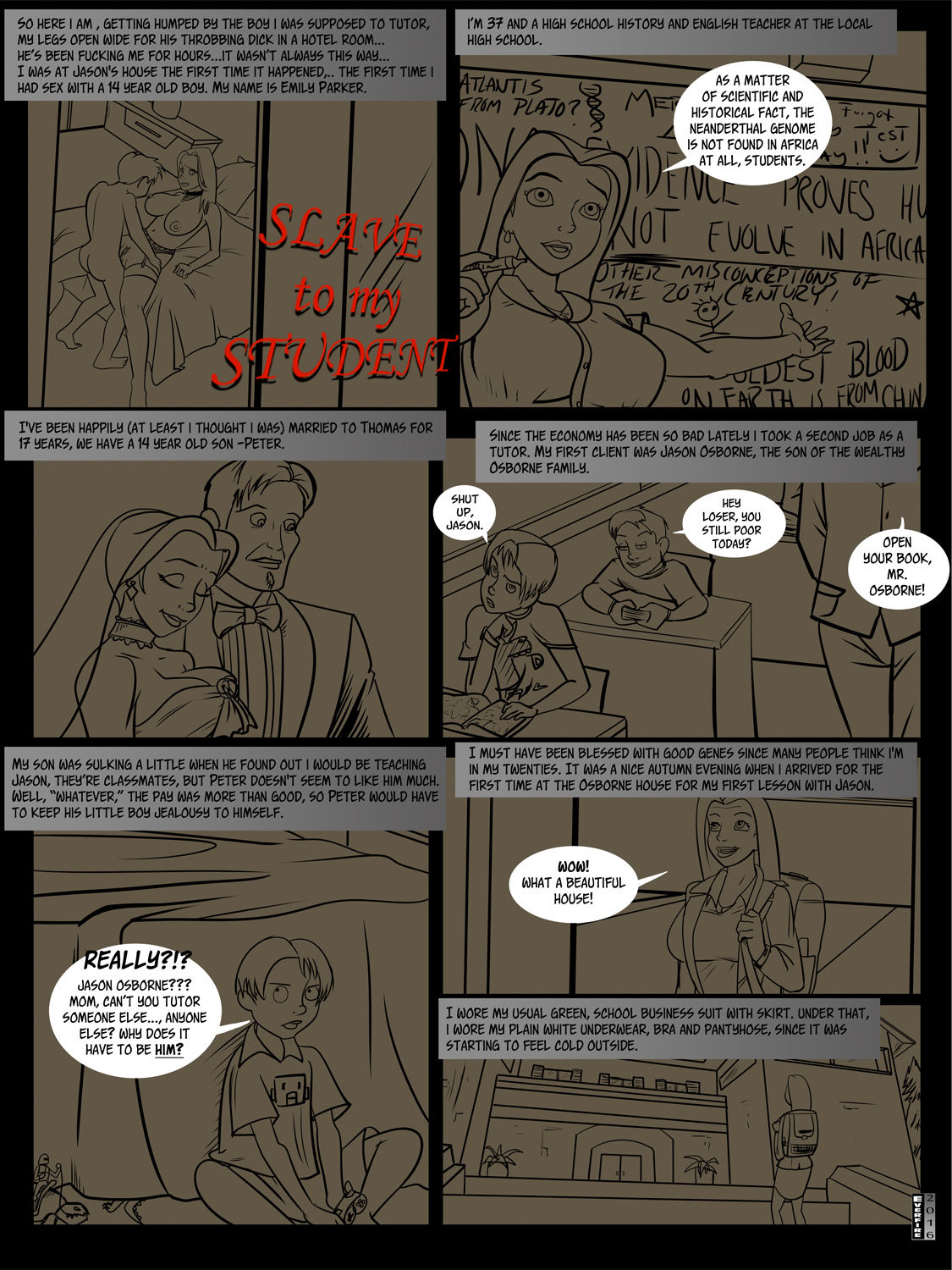 Slave to my student page 1 full