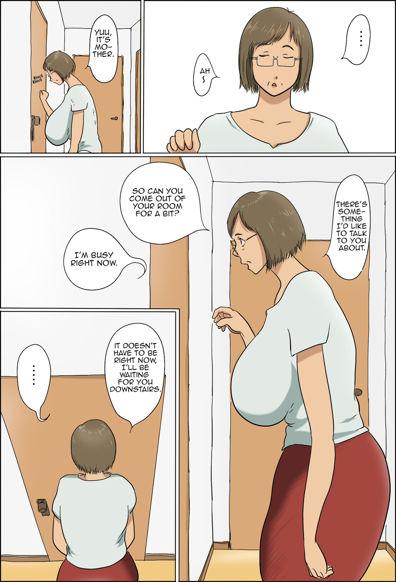 Haha to Musuko no Kazoku Seikatsu | Family Life of Mother and Son - Page 2  - Comic Porn XXX