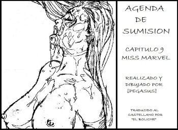 [Pegasus] Agenda de Sumision 09 Miss Marvel (Spanish) [El Boliche] cover