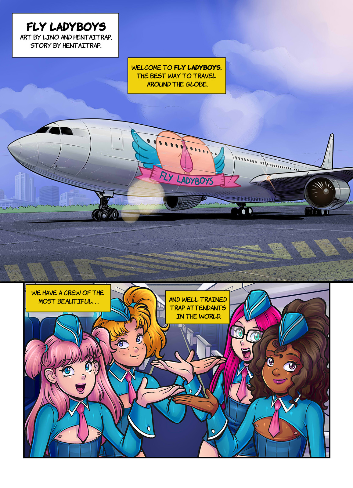 Tekuho - Fly Ladyboys page 1 full