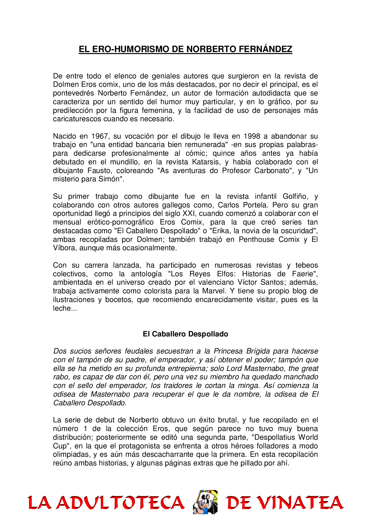 El Caballero Despollado page 2 full