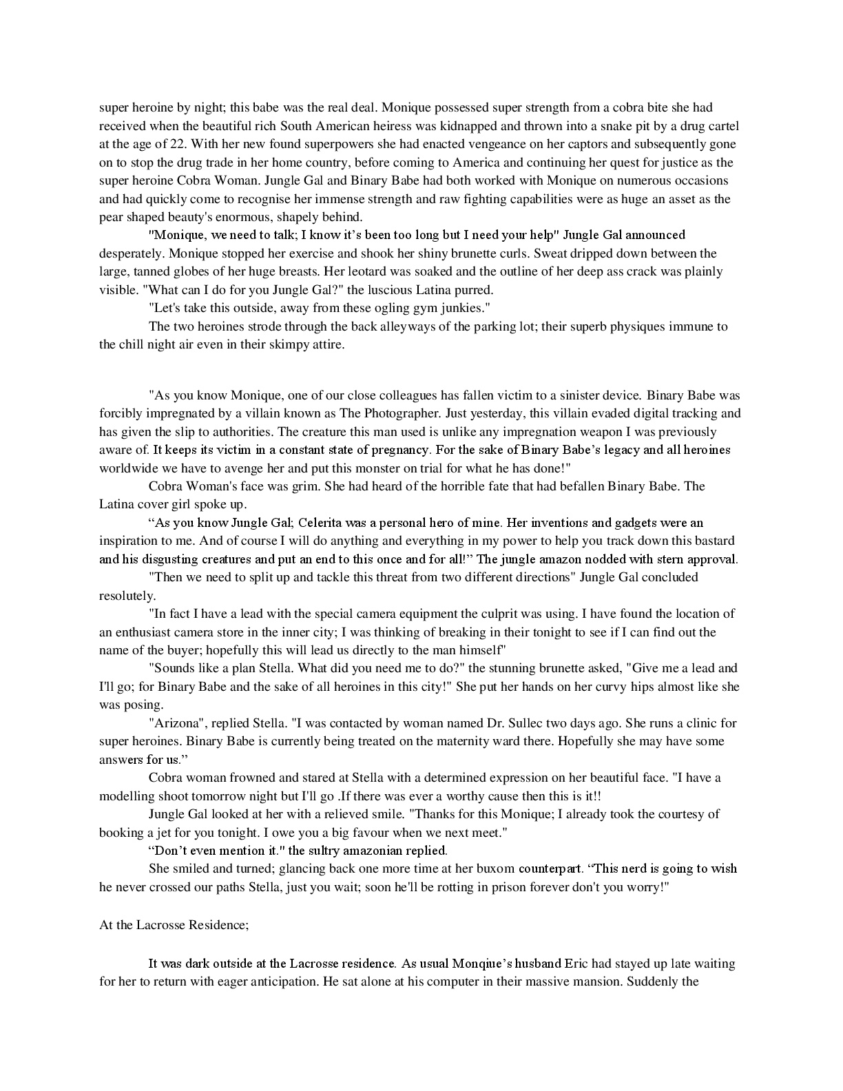 Cobra Woman and the Cellulite Problem page 12 full