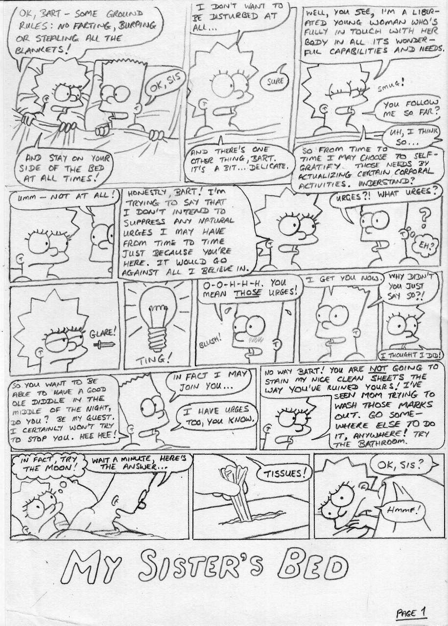 My Sister's Bed page 1 full