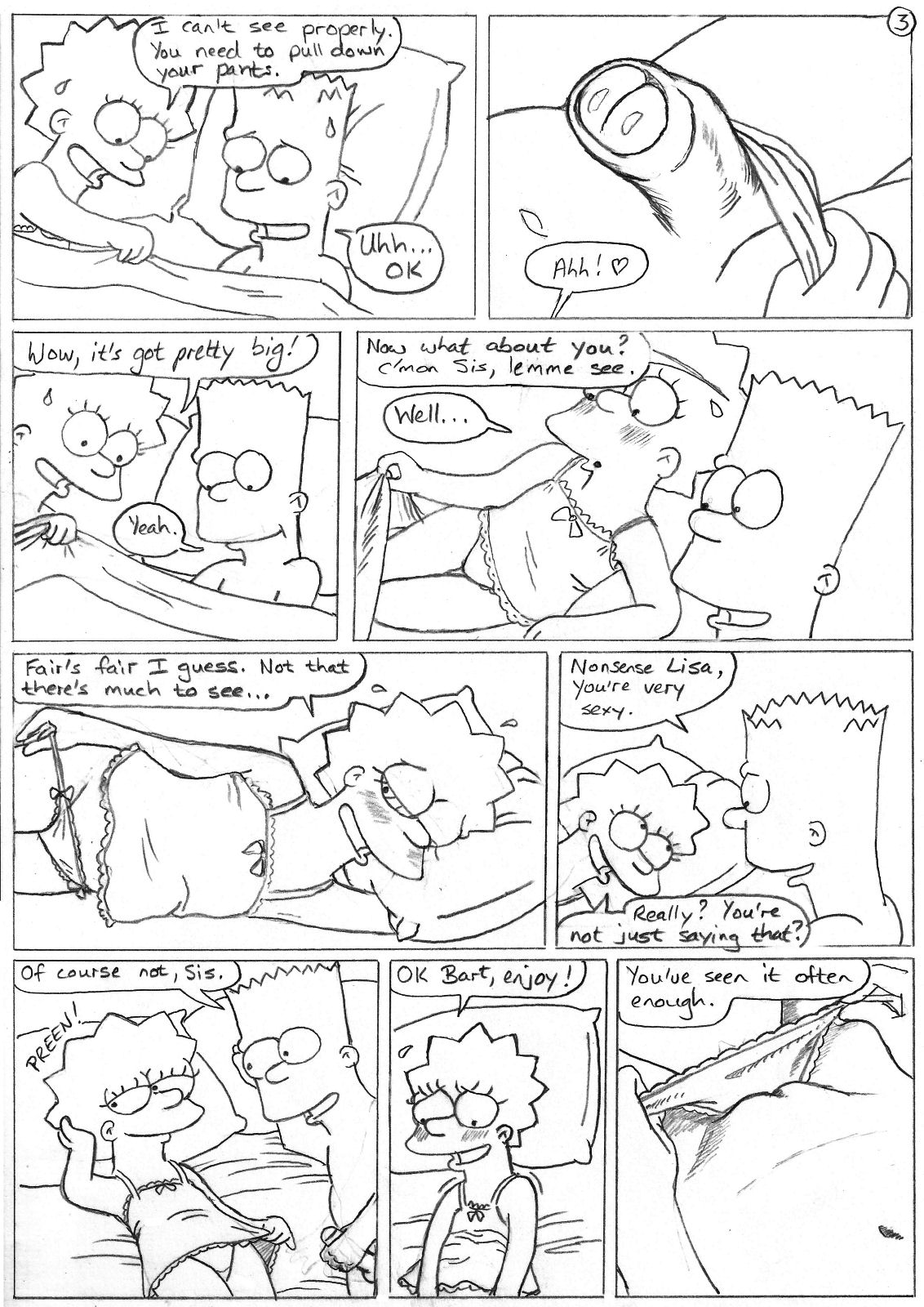 My Sister's Bed page 3 full