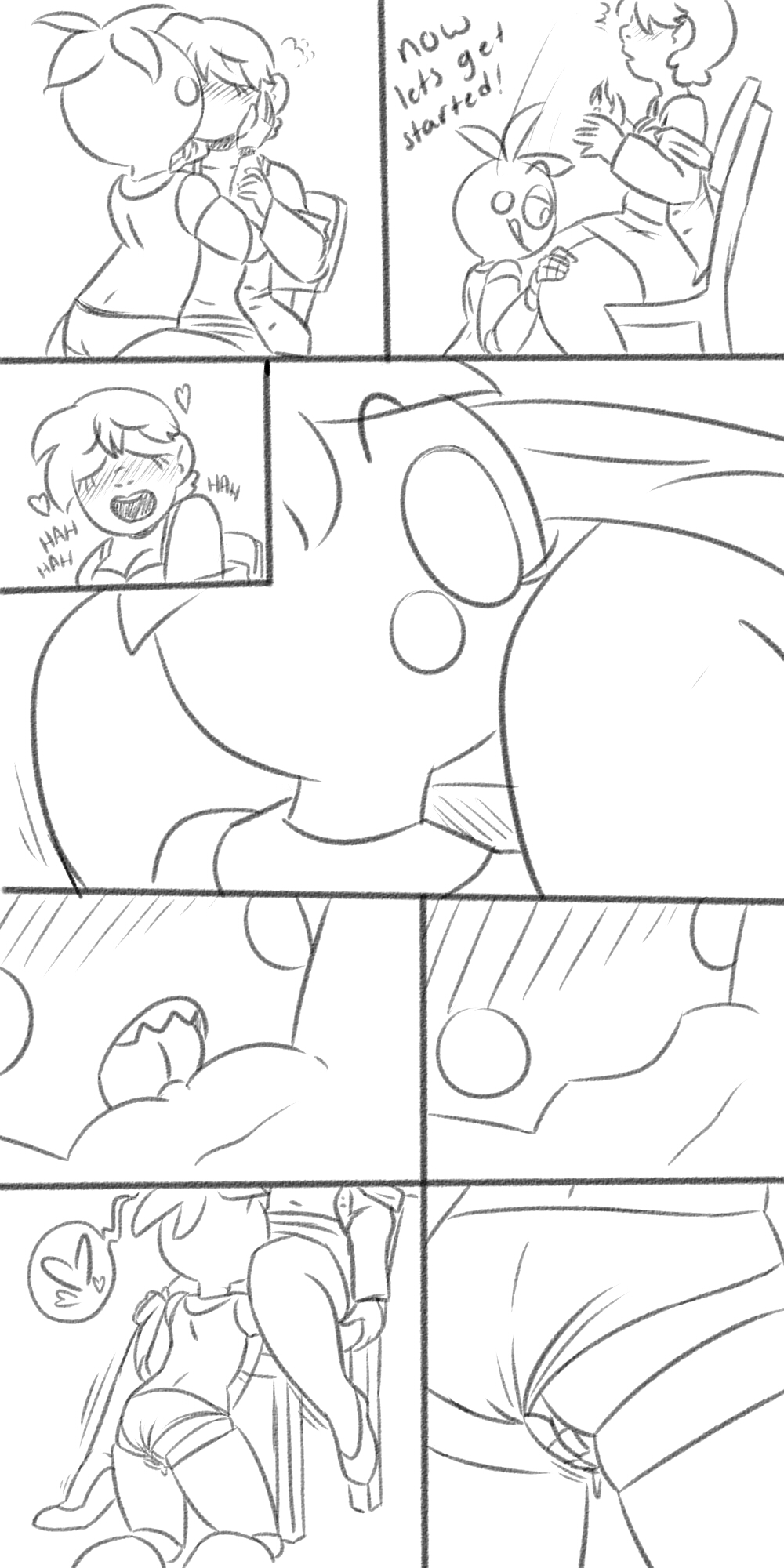 Chica finds a playmate page 5 full