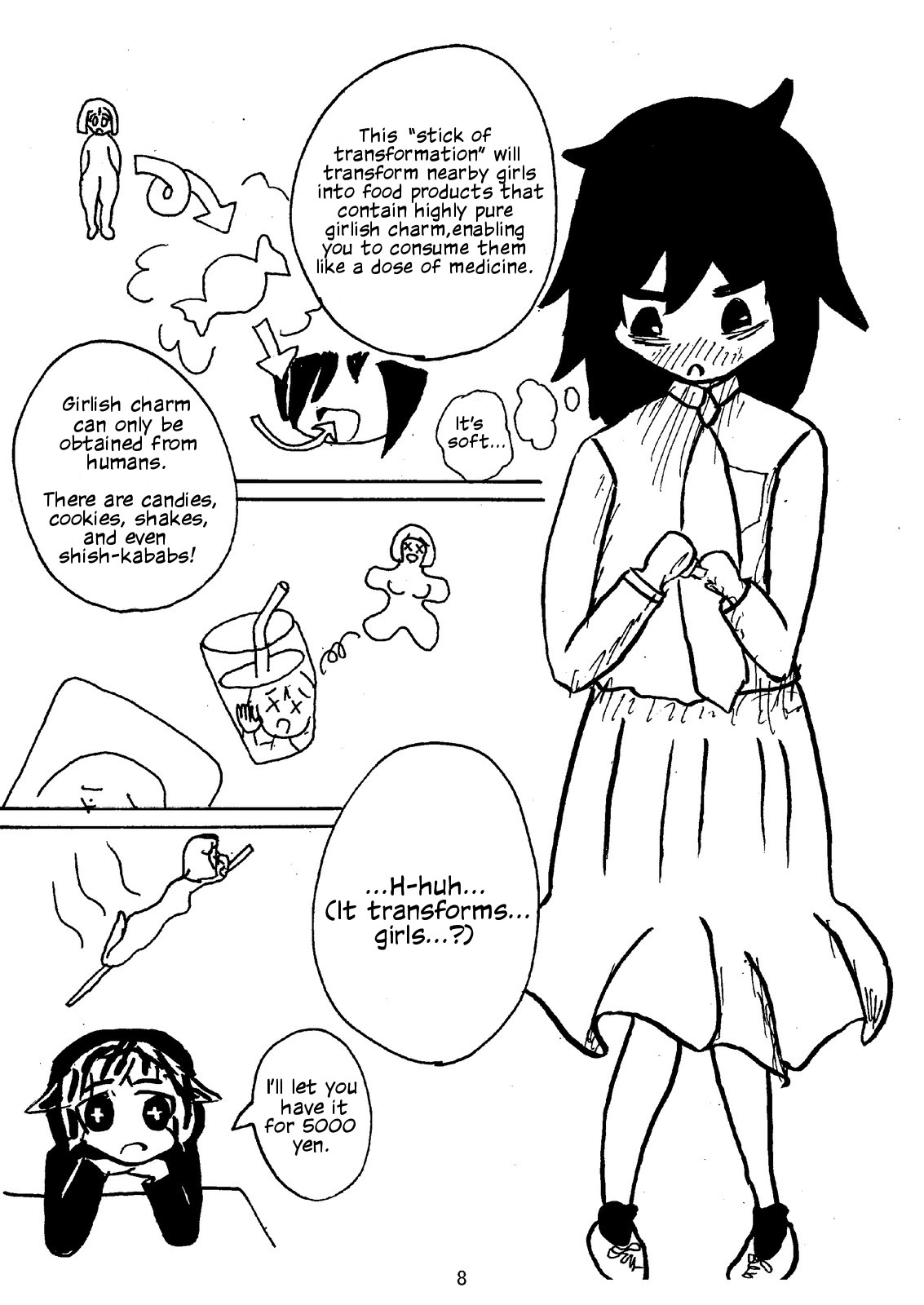 Watashi ga Motenai no wa Dou Kangaete mo Onnanoko o Tabenai no ga Warui! | No Matter How I Look at it, the Reason I'm Not Popular is Because I Don't Eat Girls!   Digit page 9 full