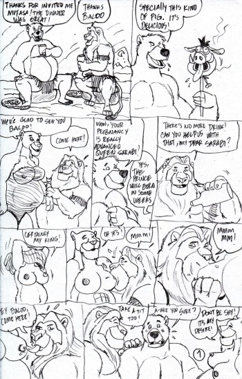 Baloo Mufasa & Sarabi - By Wolfwood1 cover