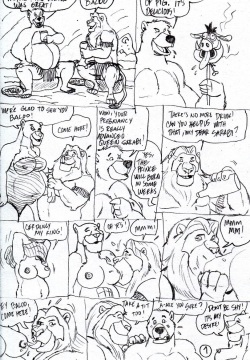 Baloo Mufasa & Sarabi - By Wolfwood1