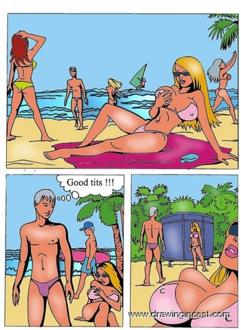 A family rest on the seashore [English] cover