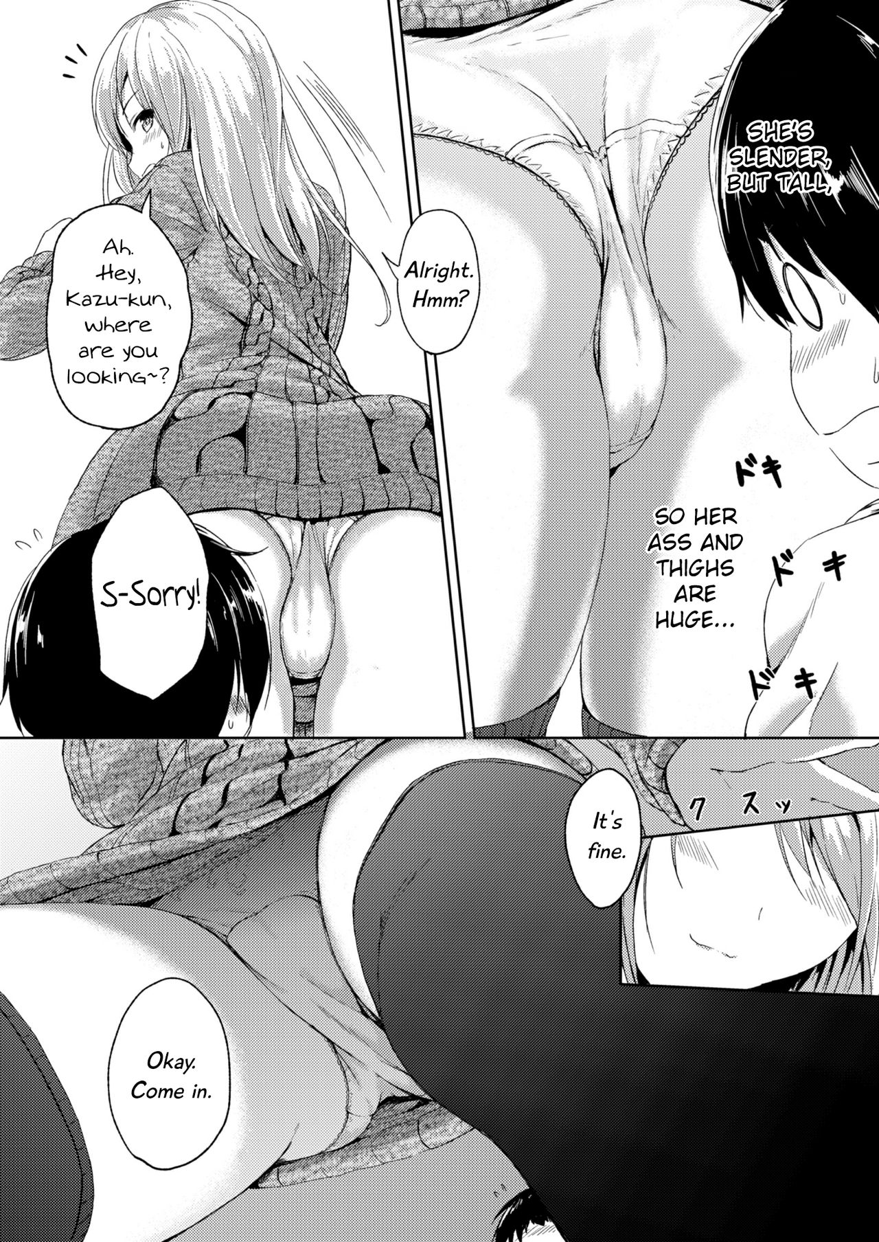 190cm↑ Choushin Onee-san to Taikakusa Icha Love Jikan | 190cm↑ Size Difference "Icha Love" Time with a 190cm Tall Onee-san page 7 full