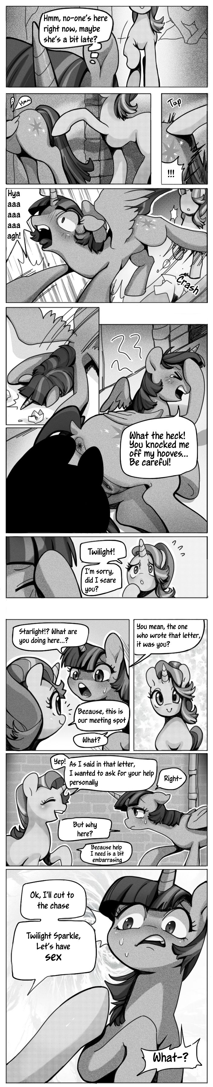 Twi & Glimmer Scissoring Manga page 3 full