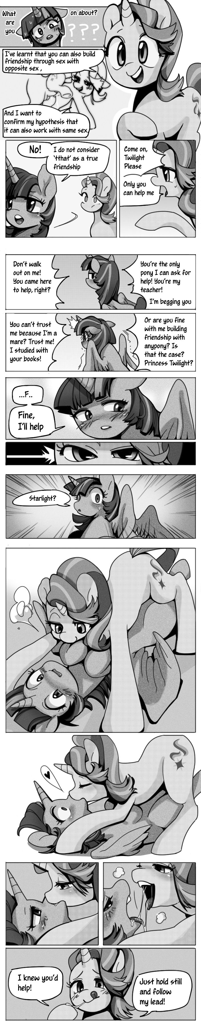Twi & Glimmer Scissoring Manga page 4 full