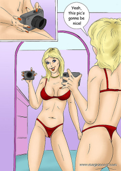 Mommy's lesson in posing