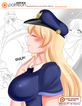 [Saintxtail] Stomach Jail sketch pack cover