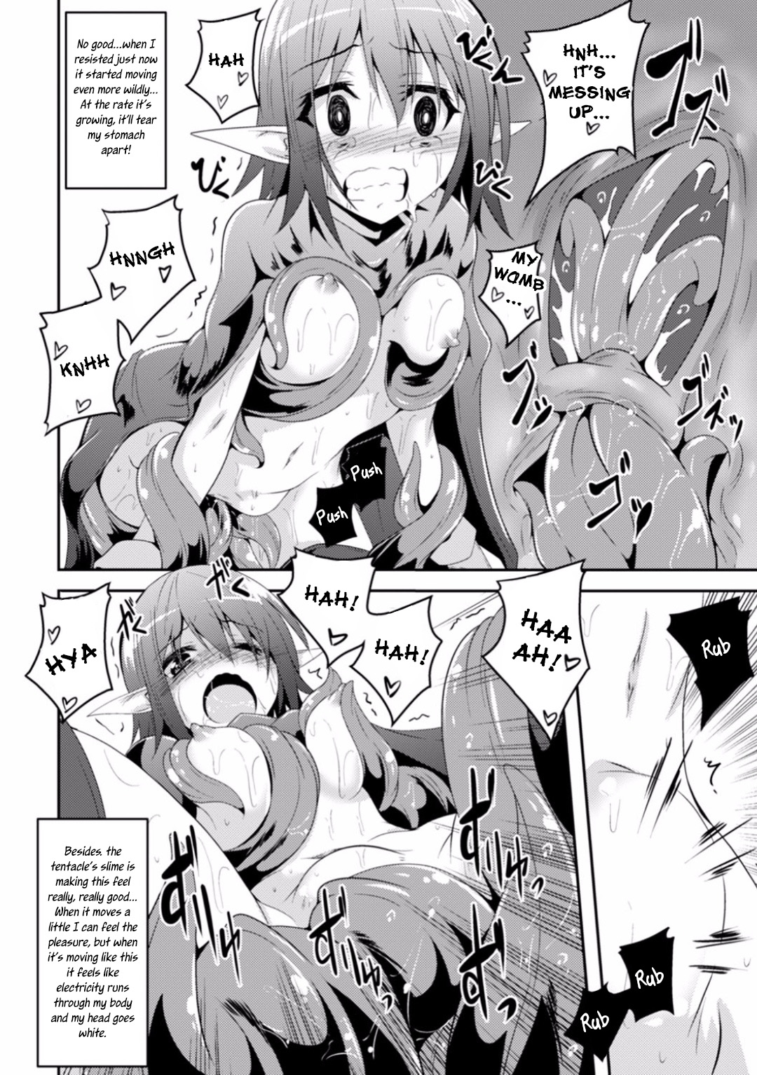Kisei Shokushu ni Ubawarete | Taken by Parasitic Tentacles page 12 full