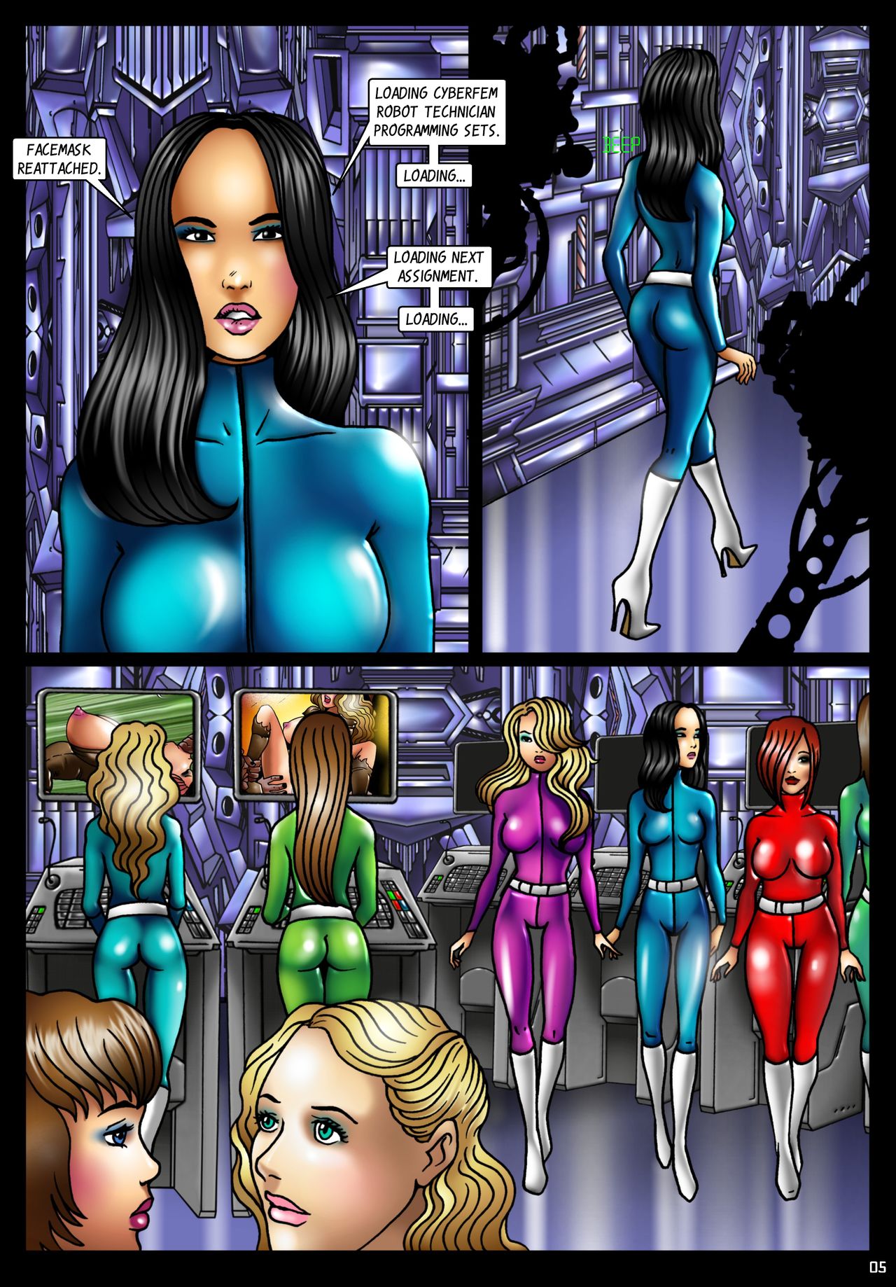 CyberFem Stories Volume 1 page 6 full