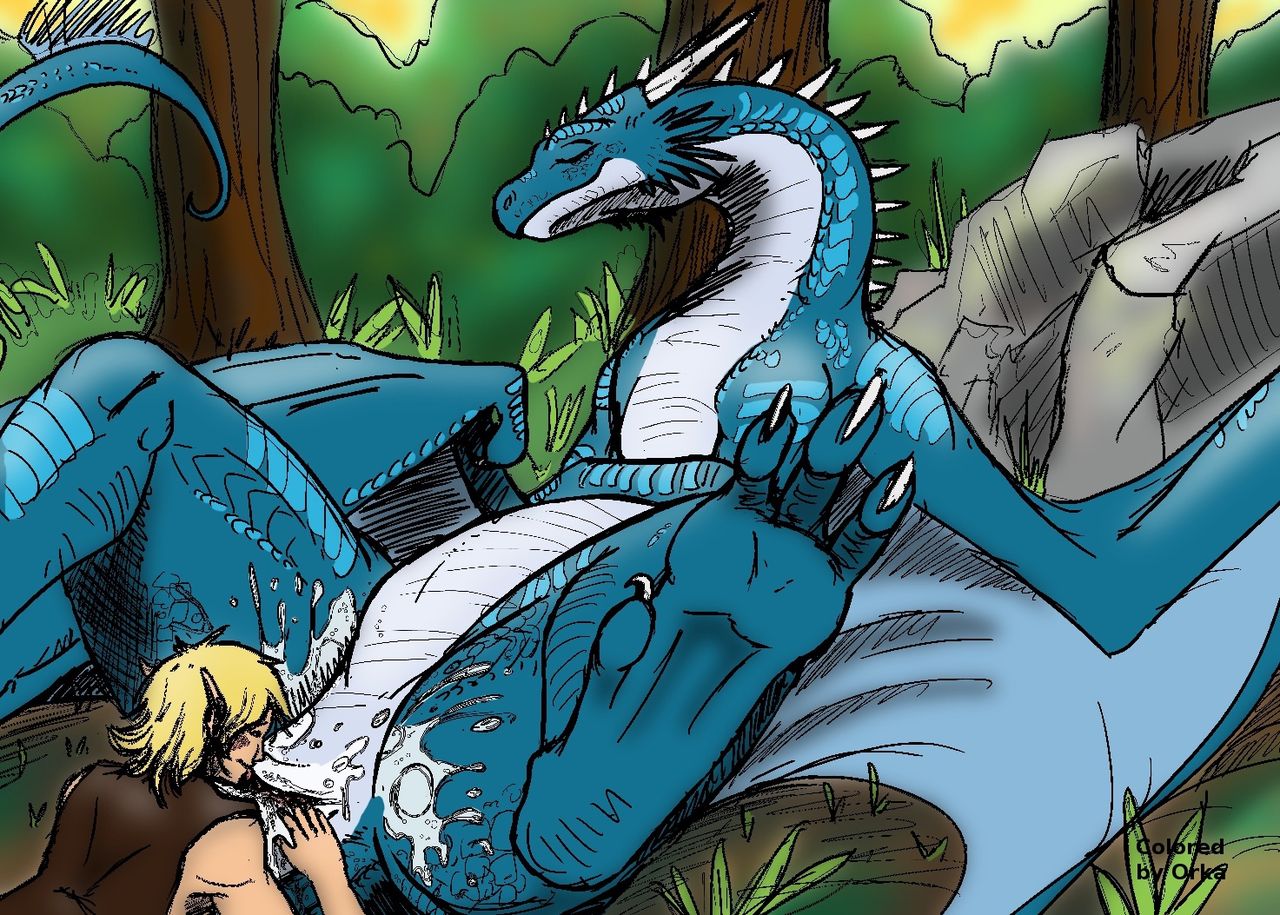 Human Males with Feral Female Dragons page 12 full