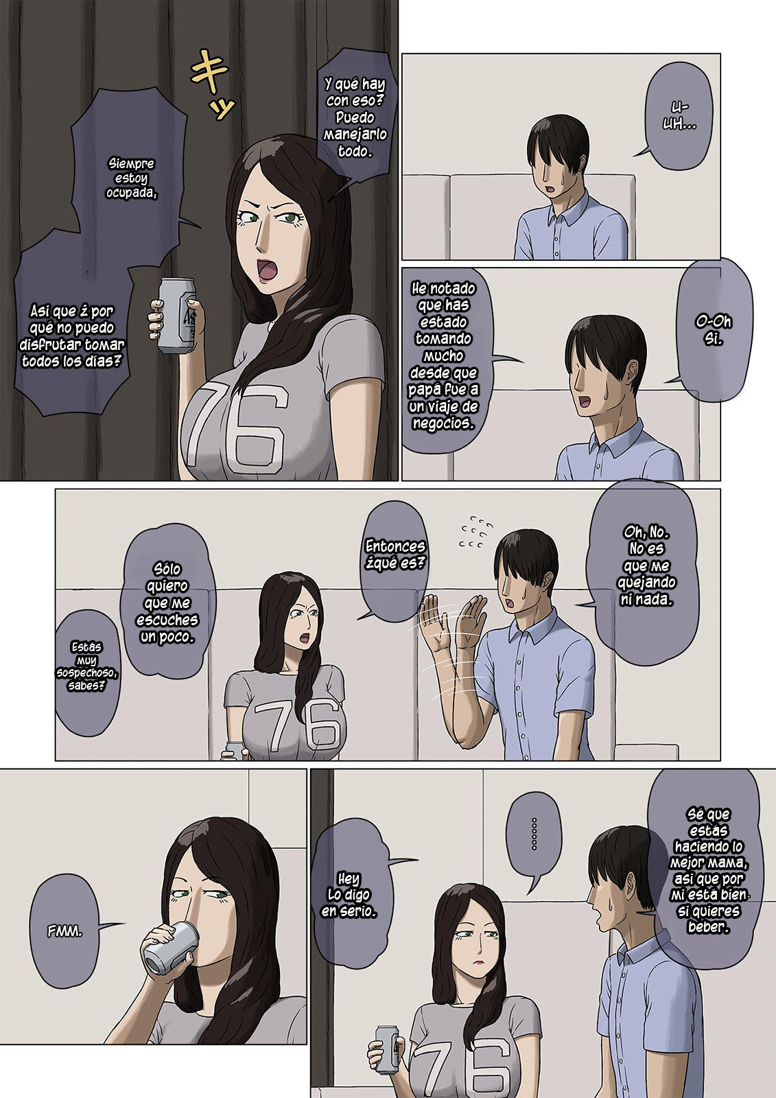 Boshi Soukan Nozokinozokare | Incest between a mother and her son nozokinozokare page 4 full