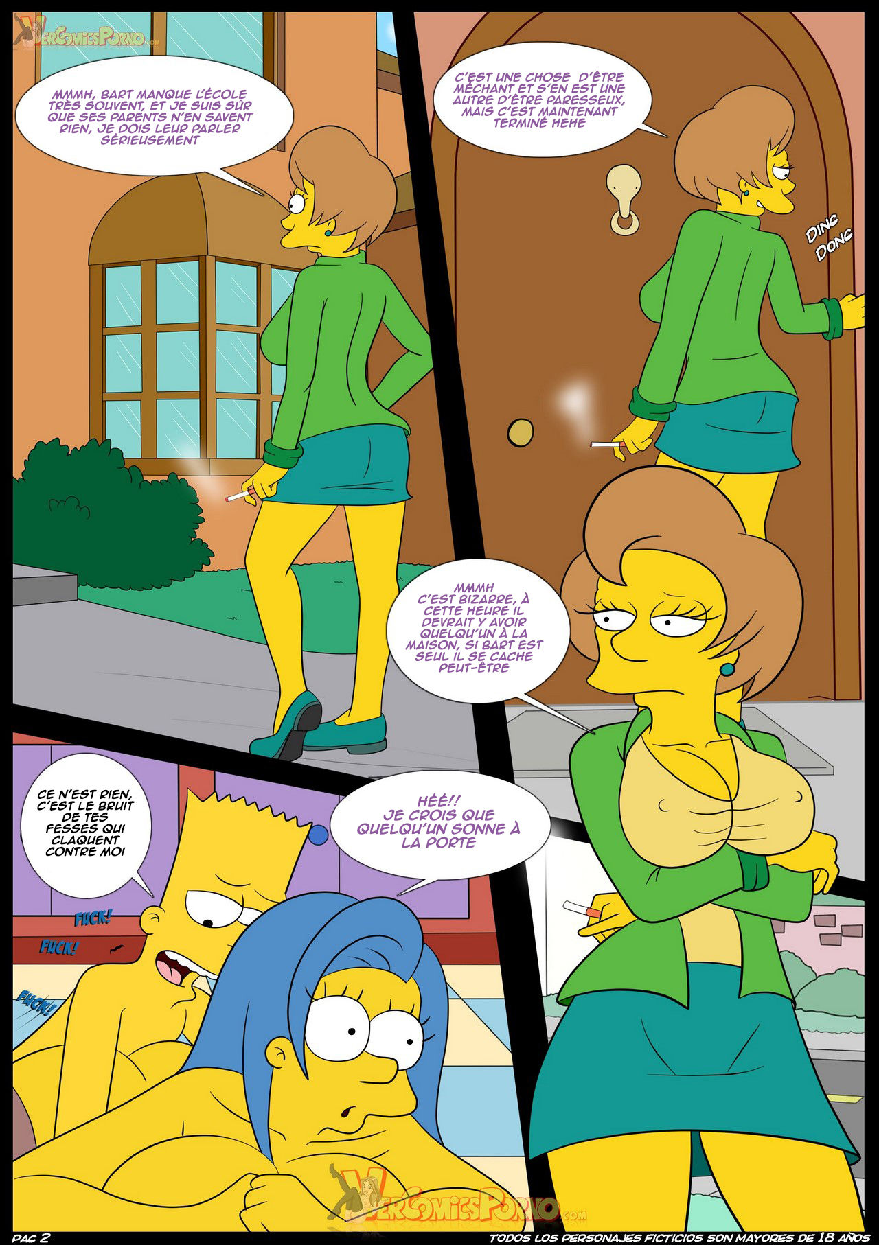 Los Simpsons Viejas Costumbres 4 Visita Inesperada page 3 full
